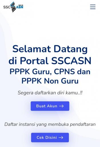 Pendaftaran CPNS Resmi Dibuka Mulai Hari Ini